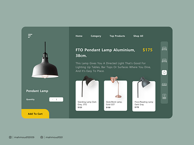 Electronics store website UI