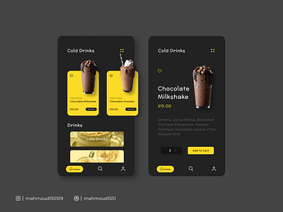 Cafe app UI app cafe coffee design gr graphic design ui ux website