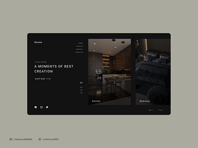 House app design graphic design interior design store ui ux website