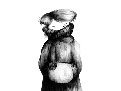 Winter Girl - Sketch Series