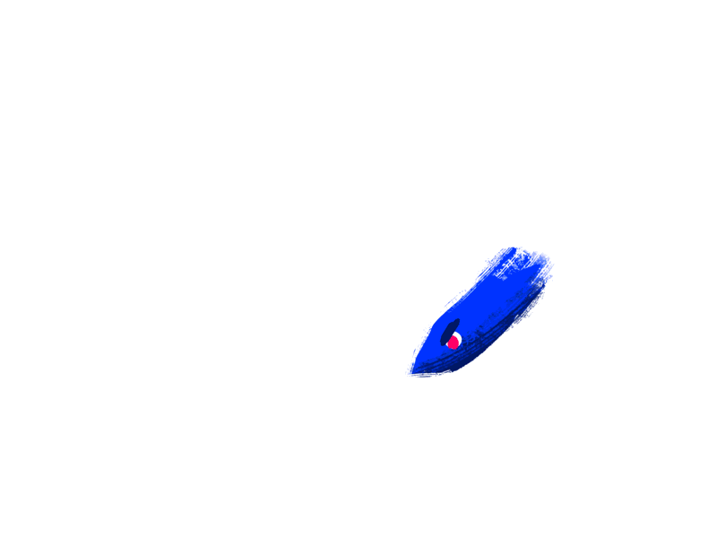 Speedy bullet 2d 2d animation animation blue brush bullet flat loop painterly photoshop