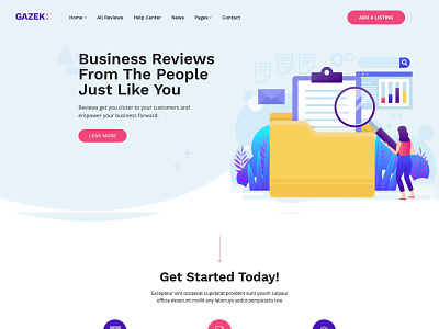 Gazek - Review & Membership WordPress Theme design sport reviews user rating wordpress