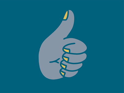 Thumbs Up, Dude dailydrawing hand illustration motivational positive procreate thumbs thumbs up