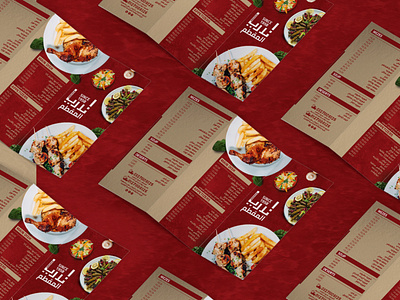 Menu Resturant Andrea branding design graphic design