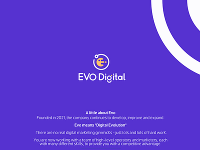 logo -EVO Digital by Gawaher Massoud on Dribbble