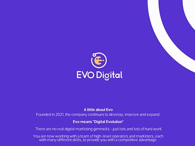 logo -EVO Digital branding design graphic design icon illustration logo typography vector