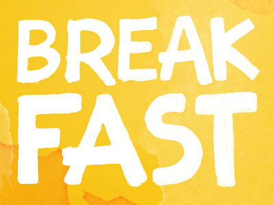 Some People Are Like Breakfast artsy breakfast handmade typography
