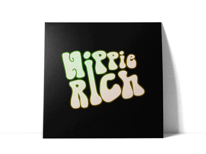 Hippie Rich | Logo Design album cover album covers artwork branding colorful colors design drawing gif gif animation graphic graphic design hippie illustration lines logo logo design logotype modern music