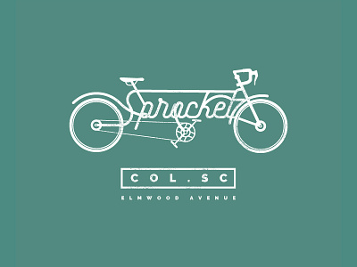 Sprocket Letters bicycle carolina cola town bike collective columbia letters sprocket