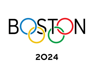 Boston 2024 2024 boston logo olympics rings