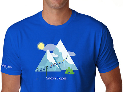 Silicon Slopes google illustration shirt