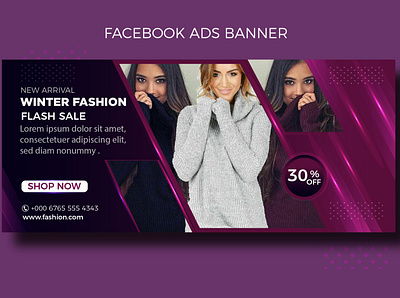 FACEBOOK ADS BANNER DESIGN animation branding graphic design logo