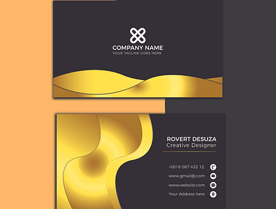 SIMPLE BUSINESS CARD branding creative cards graphic design logo modern business card simple visiting card