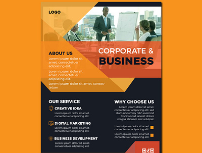 PROFESSIONAL BUSINESS FLYER 3d animation branding business flyer corporate flyer flyer graphic design leaflate logo