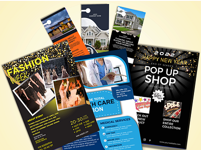 Flyer and door hanger design