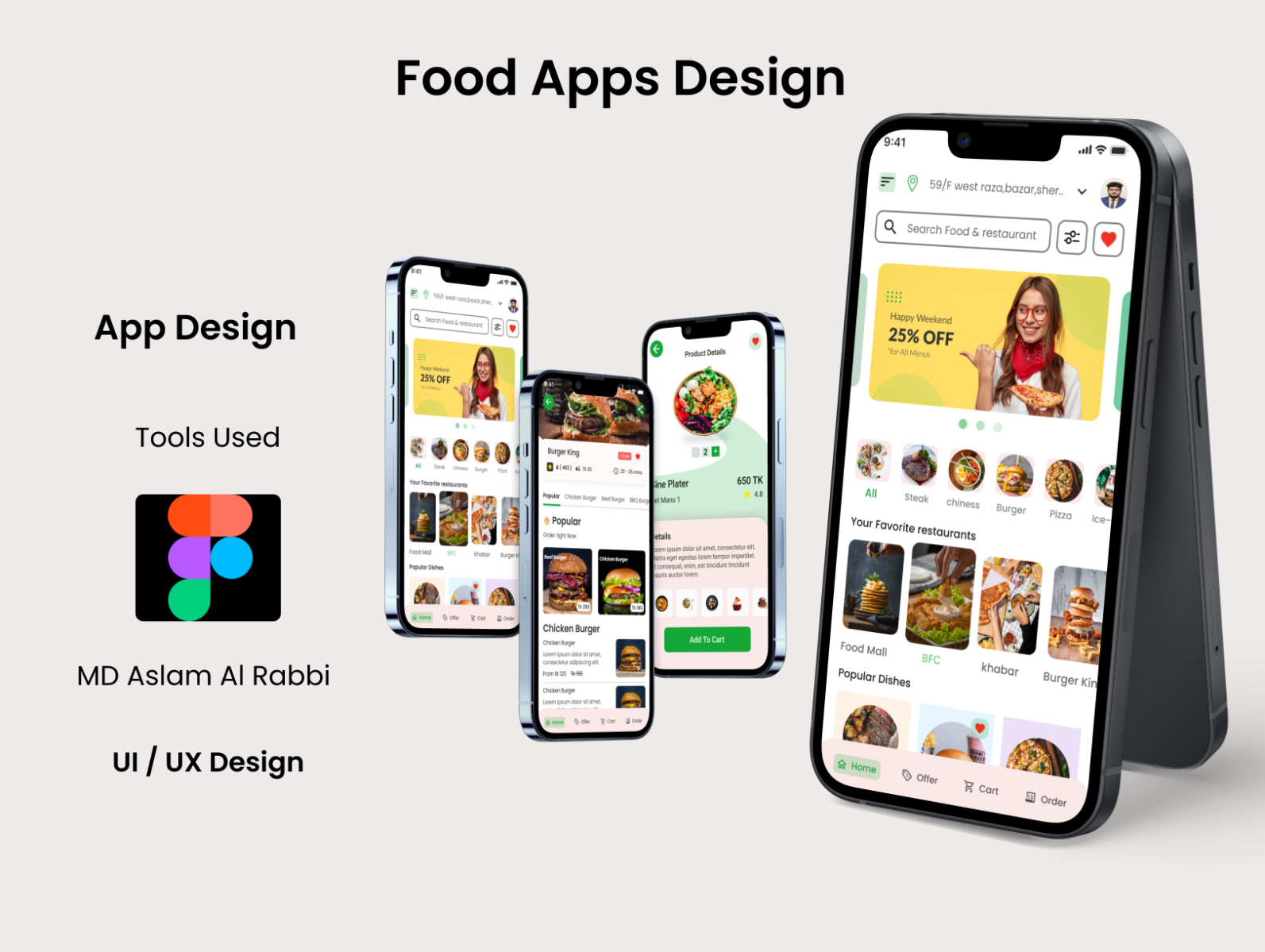Food Apps Design by MD Aslam Al Rabbi on Dribbble