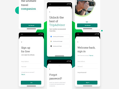 Tripadvisor Redesign 2020 booking clean concept design flat interface ios minimal mobile travel typography ui ux