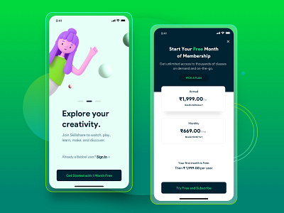 Skillshare Online Training App Redesign by Syed Haqil on Dribbble