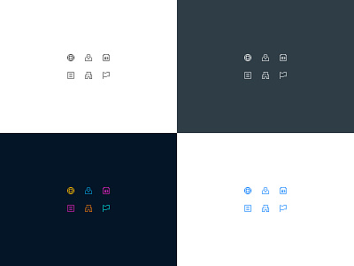 Line icons - Explorations app art design icons pack iconset iconsets illustration lineart minimal mobile app page sketch ui ux vector
