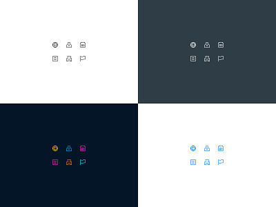 Line icons - Explorations