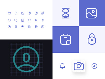 Icons set - Exploration