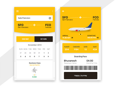 Lufthansa App air design flight ios material seat ticket version