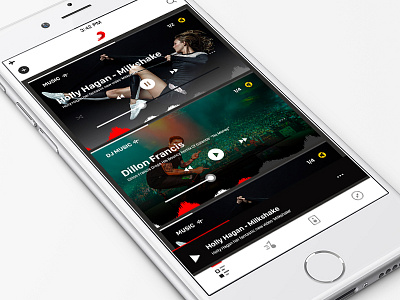 Sony Music airplay design ios music repeat shuffle sony thinking ui ux