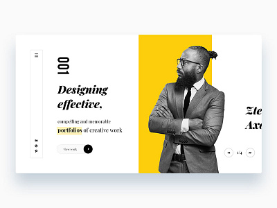 Personal Portfolio Site design landing minimal minimalistic page personal portfolio shapes typography ui ux webdesign