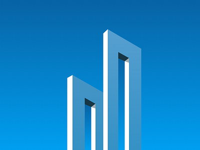 Minimal Architect Tower architect architecture art building illustration minimal vector