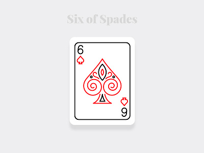 Six of Spade - Weekly Warm-up Serious