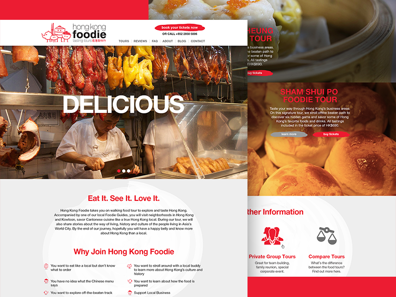 food tour website
