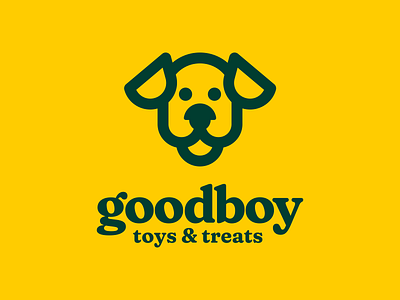 Goodboy Toys & Treats branding design graphic design logo vector