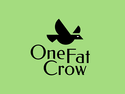 One Fat Crow branding design graphic design illustration logo typography vector