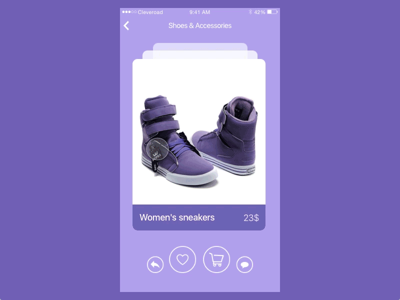 Product Card Transitions cards clothes ecommerce fashion interaction ios product product card shop store ui ux