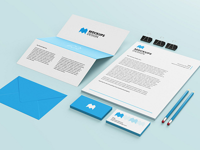 Free stationery mockup