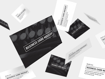 Free Business Cards Mockup business cards flying free freebie mockup photoshop psd template