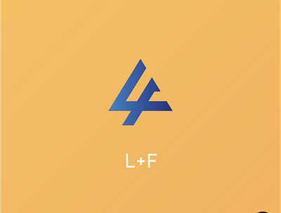 L+F Logo ai artline brand branding design f graphic design illustration l line art logo ps typography vector