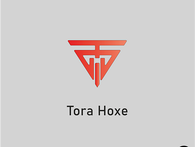 Tora Hoxe Logo designe ai artline brand branding design graphic design h illustration line art logo ps t typography vector