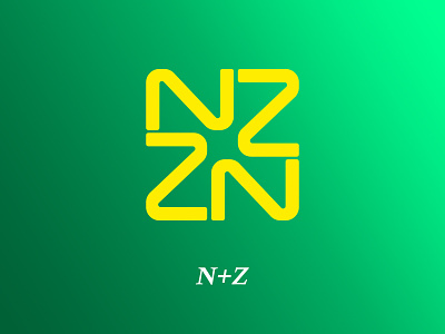 NZ logo designe ai artline brand branding design graphic design illustration line art logo n nz ps typography vector z
