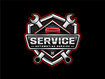 Auto repair & Garage Automotive logo design