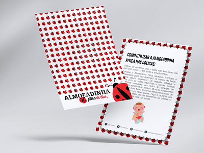 Flyer ''Almofadinha Térmica'' design graphic design