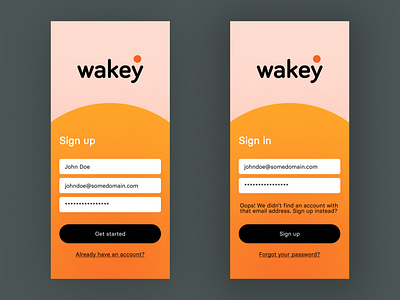 Daily UI 001 - Sign up screen