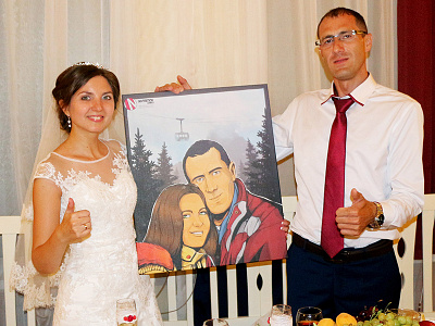 Молодожены (Just Married) ins comics ins logo ins sketch inspiration marvel tonytyler логотип портрет