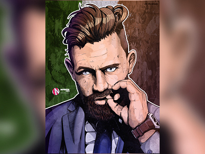 Conor McGregor conormcgregor ins comics ins logo ins sketch inspiration marvel tonytyler логотип портрет