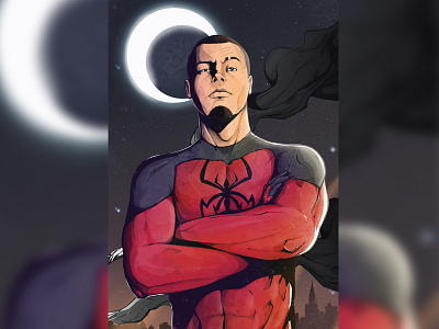 Scarlet Spider-man (Tony Tyler) ins comics ins logo ins sketch inspiration marvel scarletspiderman tonytyler логотип портрет