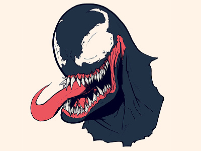 Venom ins comics ins logo ins sketch inspiration marvel tonytyler логотип портрет