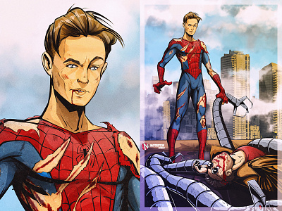 Spider-man (Order) art ins comics ins shmot ipadpro losangeles miami newyork procreate sketch Владивосток Новосибирск