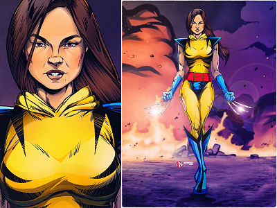 Wolverine Girl art ins comics ipadpro procreate sketch wolverine