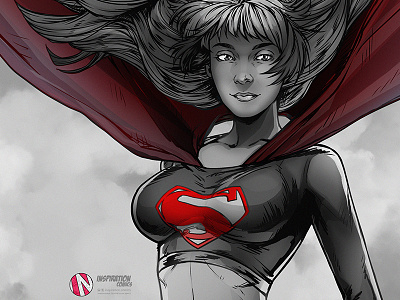 Super Girl art ins comics ipadpro procreate sketch wolverine