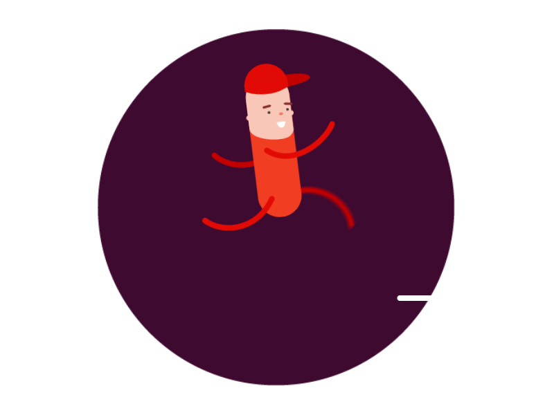 Run and jump by SoozayQ on Dribbble